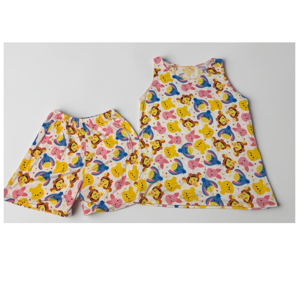 Disney Winnie the Pooh and Friends Pajama Set Tank Top and Shorts Kids